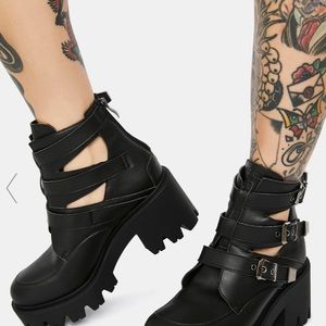 RANDA VEGAN LEATHER BOOTIES